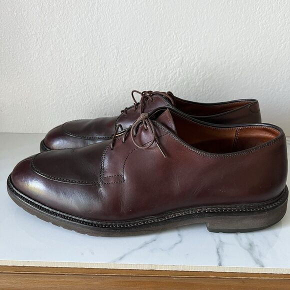 Alden Mocc Toe Blucher Brown Aniline Pull-Up 7118S Size 13 main image 6